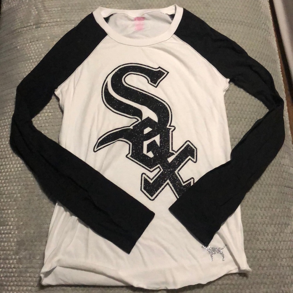 NWOT PINK Sox Baseball Tee